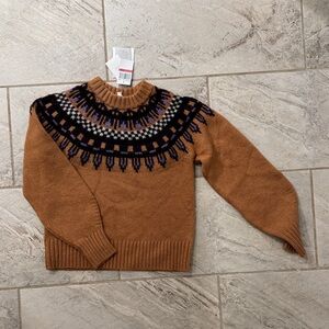 ALC Fair Isle Sweater with Patterned Yoke NWT